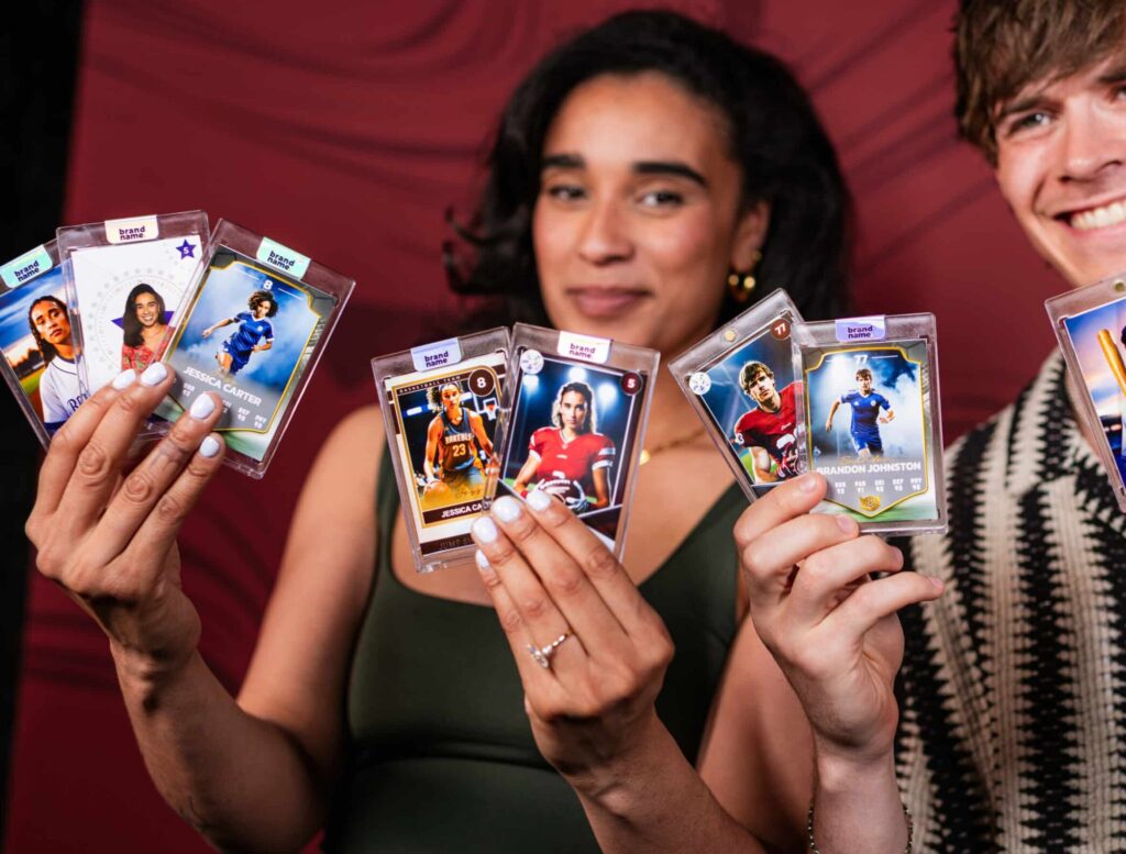 Custom Trading Cards Photo Booth Rental in Vancouver