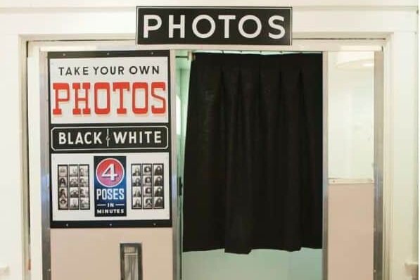 Vintage photo booth rental services