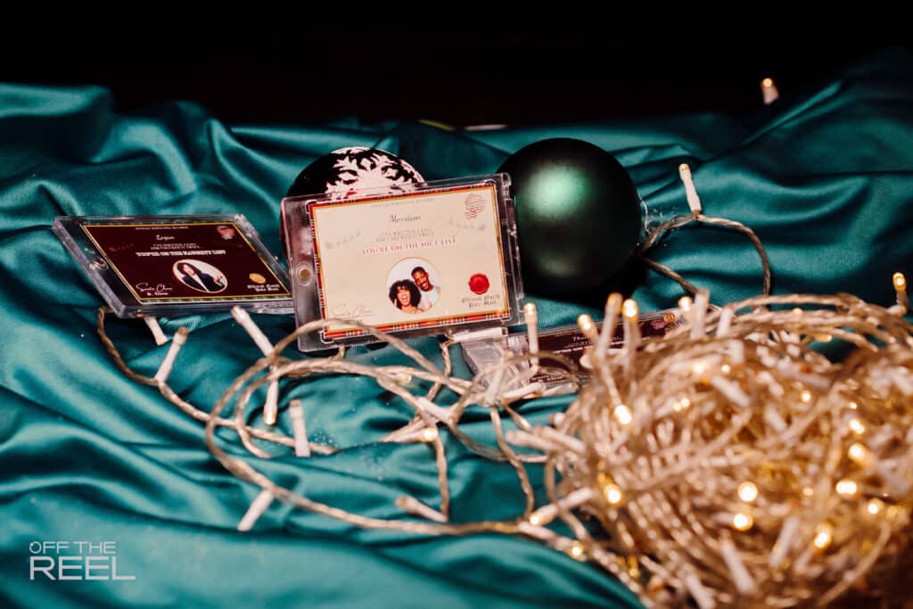 holiday trading card custom